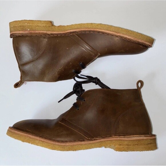 NWOT Rhodes Mason Chukka Boot, Leather Comfort, Size 11, Sand and Gum Brown - Picture 4 of 16